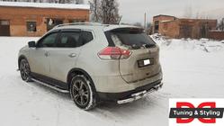 Nissan X-trail T32/Rogue 2014-2021 Seitenschweller Premium (2 Stk., Edelstahl) Foto 3