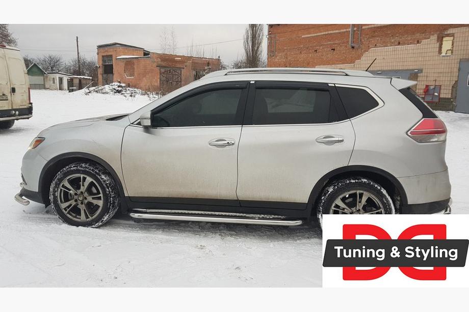 Nissan X-trail T32/Rogue 2014-2021 Seitenschweller Premium (2 Stk., Edelstahl) Image