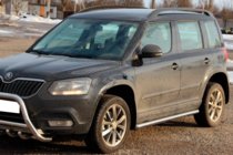Skoda Yeti 2009-2017 Seitliche Rohre (2 Stk., Edelstahl) Foto 2