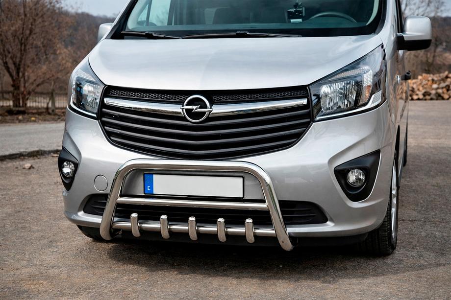 Fiat Talento 2016- Frontbügel WT003-4 (Edelstahl) Mit Schriftzug Image