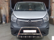 Opel Vivaro 2015-2019 Frontbügel WT003-4 (Edelstahl) Mit Schriftzug Foto 1