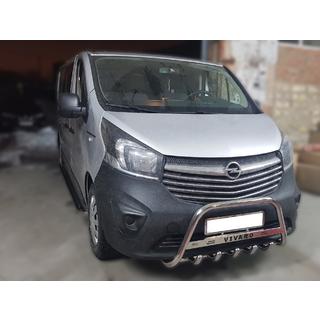 Frontbügel WT003-4 (Edelstahl) Opel Vivaro 2015-2019 Foto 3