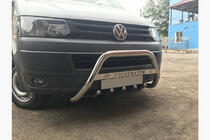 Volkswagen T6 2015-2024 Frontbügel WT003-4 (Edelstahl) Foto 3