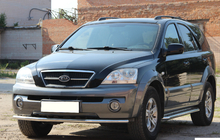 Kia Sorento I BL 2002-2009 Frontschutzbügel ST008 (Edelstahl) Foto 1