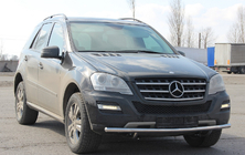 Mercedes ML W164 2005-2011 Frontschutzbügel ST008 (Edelstahl) Foto 2