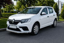Renault Sandero 2013-2022 Frontschutzbügel ST008 (Edelstahl) Foto 1