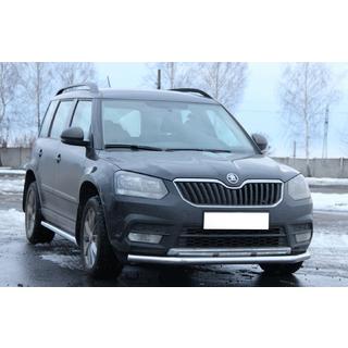 Frontschutzbügel ST008 (Edelstahl) Skoda Yeti 2009-2017 Foto 3