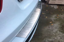 BMW X3 F25 2011-2018 Edelstahl Ladekantenschutz OmsaLine (matt, rostfrei) Foto 3