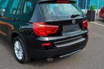 BMW X3 F25 2011-2018 Edelstahl Ladekantenschutz OmsaLine (matt, rostfrei) Foto 5
