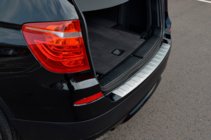BMW X3 F25 2011-2018 Edelstahl Ladekantenschutz OmsaLine (matt, rostfrei) Foto 8