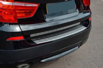 BMW X3 F25 2011-2018 Edelstahl Ladekantenschutz OmsaLine (matt, rostfrei) Foto 7