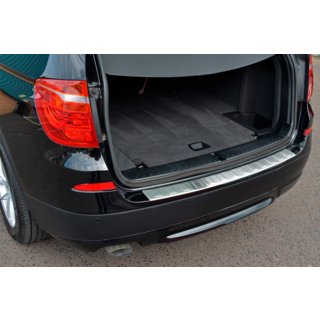 Edelstahl Ladekantenschutz OmsaLine (matt, rostfrei) BMW X3 F25 2011-2018 Foto 2