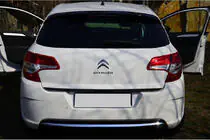Citroen C-4 2010-2018 Kofferraum Ladekantenschutz Edelstahl Foto 3