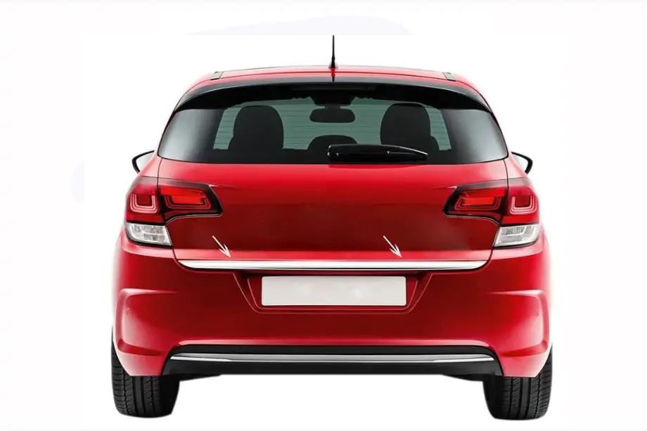 Citroen C-4 2010-2018 Kofferraum Ladekantenschutz Edelstahl Image