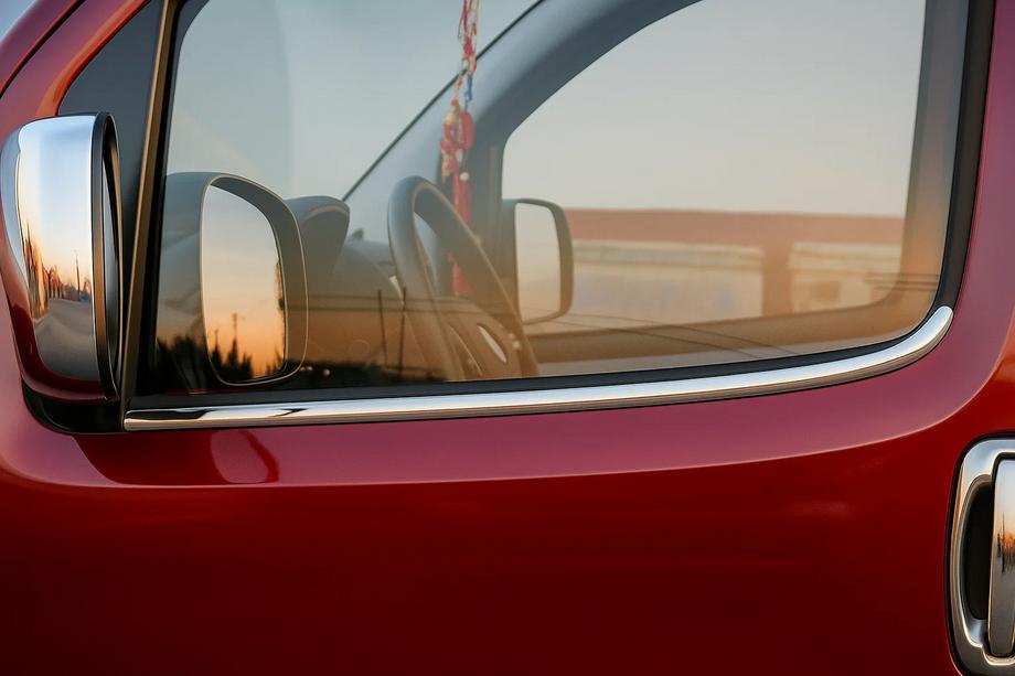 Citroen Nemo 2007-2017 Fensterrahmen Zierleisten außen (2 Stk, Edelstahl) Carmos - Türkischer Edelstahl Image