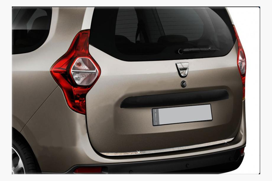 Dacia Lodgy 2012-2022 Kofferraumladekantenschutz Edelstahl Image