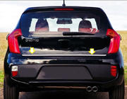 Kia Picanto 2011-2016 Kofferraumleiste Edelstahl Foto 1