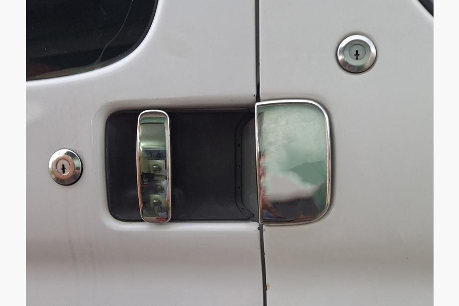 Citroen Berlingo 1996-2008 Chrom Türgriffblenden (Edelstahl) Zwei Vordertüren, eine Schiebetür Foto 1
