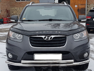 Hyundai Santa Fe 2 2006-2012 Frontschutzbügel ST014 (Edelstahl) d60/60 Foto 1