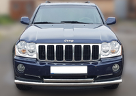 Jeep Grand Cherokee WK 2004-2010 Frontschutzbügel ST014 (Edelstahl) Foto 1