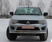 Mitsubishi L200 2006-2015 Frontschutzbügel ST014 (Edelstahl) Foto 1