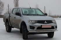 Mitsubishi L200 2006-2015 Frontschutzbügel ST014 (Edelstahl) Foto 3