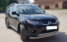 Mitsubishi Outlander 2006-2012 Frontschutzbügel ST014 (Edelstahl) d60/60 Foto 3