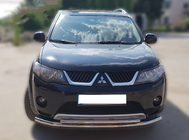 Mitsubishi Outlander 2006-2012 Frontschutzbügel ST014 (Edelstahl) d60/60 Foto 1