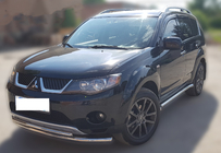 Mitsubishi Outlander 2006-2012 Frontschutzbügel ST014 (Edelstahl) d60/60 Foto 2