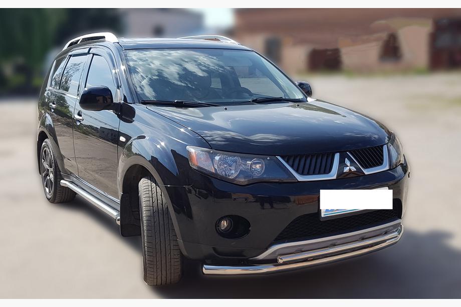 Mitsubishi Outlander 2006-2012 Frontschutzbügel ST014 (Edelstahl) d60/42 Foto 3