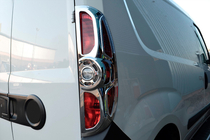 Opel Combo 2012-2018 Chrom Blenden für Rückleuchten (2012-2015, 2 Stk, Kunststoff) Foto 7