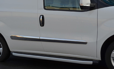 Opel Combo 2012-2018 Türleisten Edelstahl (4 Stk) OmsaLine - Italienischer Edelstahl Foto 2