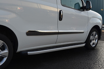 Opel Combo 2012-2018 Türleisten Edelstahl (4 Stk) OmsaLine - Italienischer Edelstahl Foto 3