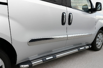 Opel Combo 2012-2018 Türleisten Edelstahl (4 Stk) OmsaLine - Italienischer Edelstahl Foto 6