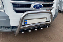 Ford Transit 2000–2014 Frontbügel WT004 Edelstahl Foto 2