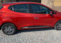 Renault Clio IV 2012-2019 Türleisten gerade (4 Stk, Edelstahl) Schwarz Chrom Foto 1