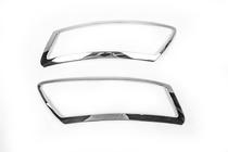 Audi A6 C6 2004-2011 Scheinwerfer Blenden Chrom (2 Stk) Foto 2