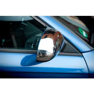 Spiegelabdeckungen 2004-2008 (2 Stk., Edelstahl) Audi A6 C6 2004-2011 Foto 3