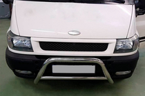 Ford Transit 2000–2014 Frontbügel WT006 (Edelstahl) Foto 1