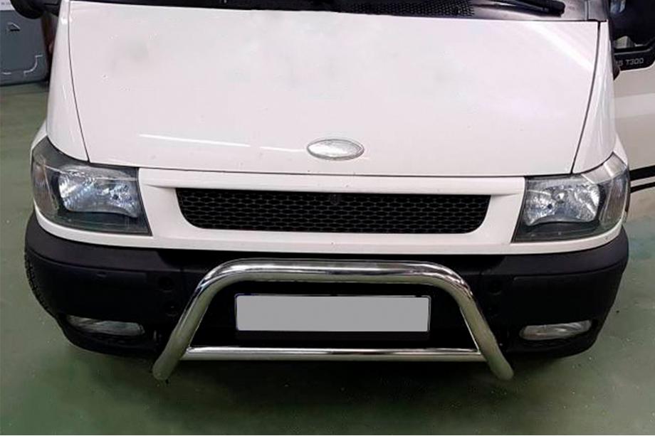 Ford Transit 2000–2014 Frontbügel WT006 (Edelstahl) Image