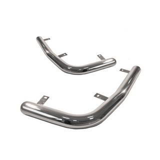 Hintere Eckschutzrohre AK003 (2 Stk., Edelstahl) Chevrolet Niva 1998-2020