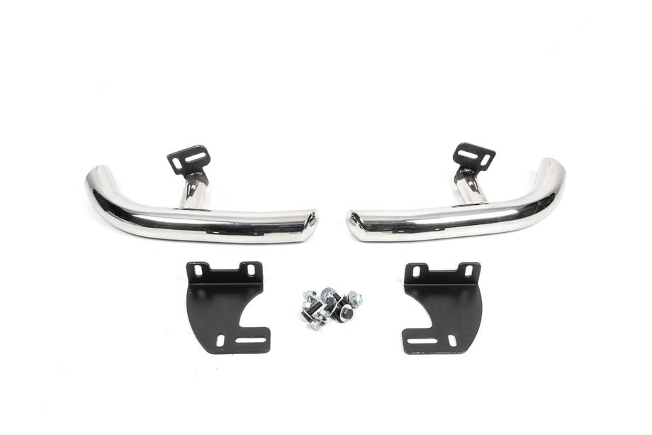 Hyundai Santa Fe 2 2006-2012 Hintere Eckschutzrohre AK003 (2 Stk., Edelstahl) Image