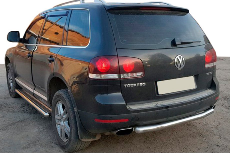 Volkswagen Touareg 2002–2010 Heckschutz AK002 (2 Stk., Edelstahl) Foto 3