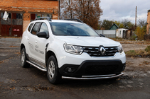 Dacia Duster 2018-2024 Frontschutzbügel F3-10 (Edelstahl) Foto 3