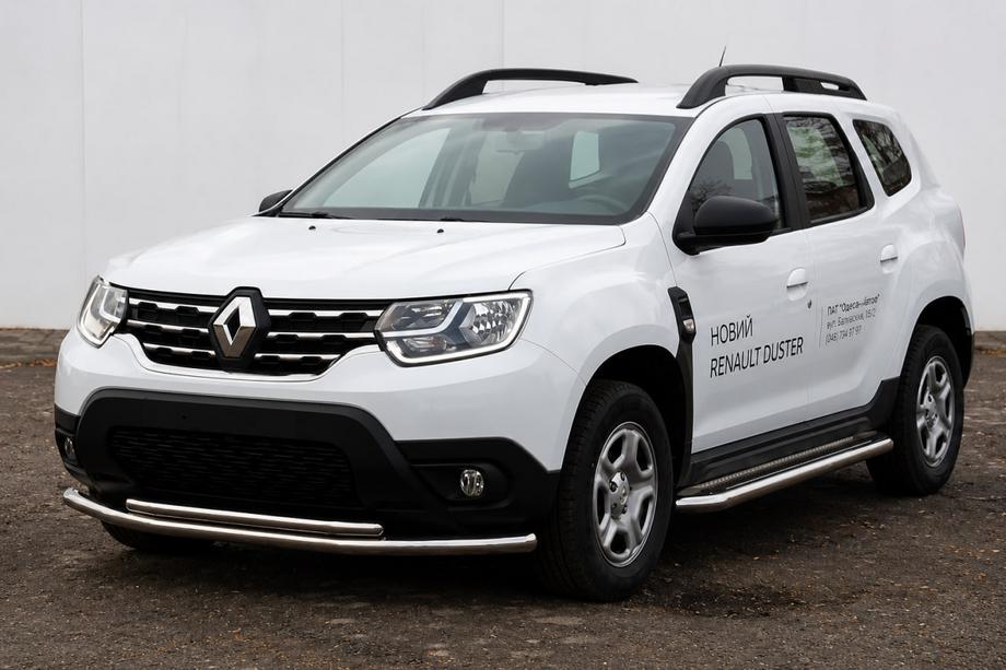 Renault Duster 2018-2024 Frontschutzbügel F3-10 (Edelstahl) Image