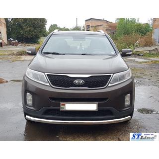 Frontschutzbügel ST008 (2013-2015, Edelstahl) Kia Sorento II XM 2009-2014 Foto 3