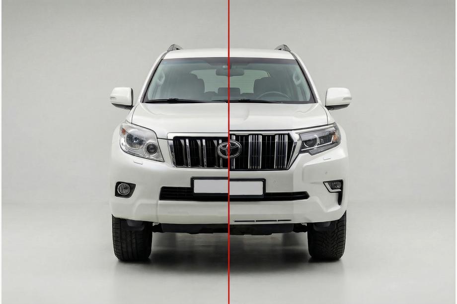 Toyota Land Cruiser Prado 150 2009-2023 Facelift-Umrüstkit 2009-2016 auf 2017- (mit Full LED Scheinwerfern) Image