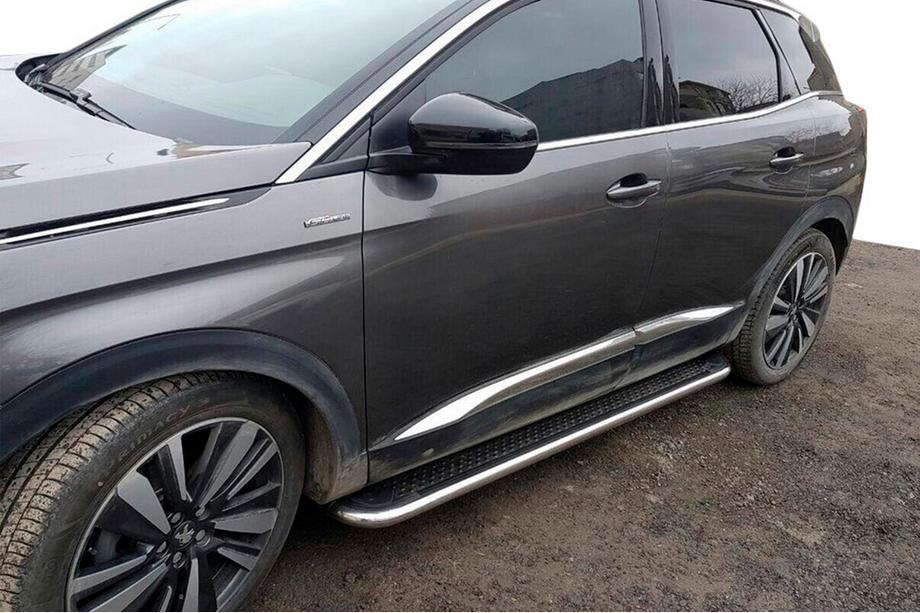 Opel Mokka 2012-2021 Seitenschweller Maydos V2 (2 Stk, Aluminium & Edelstahl) Image