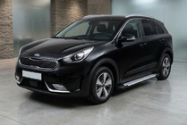 Kia Niro 2016–2021 Trittbretter Allmond Grey (2 Stk., Aluminium) Foto 1