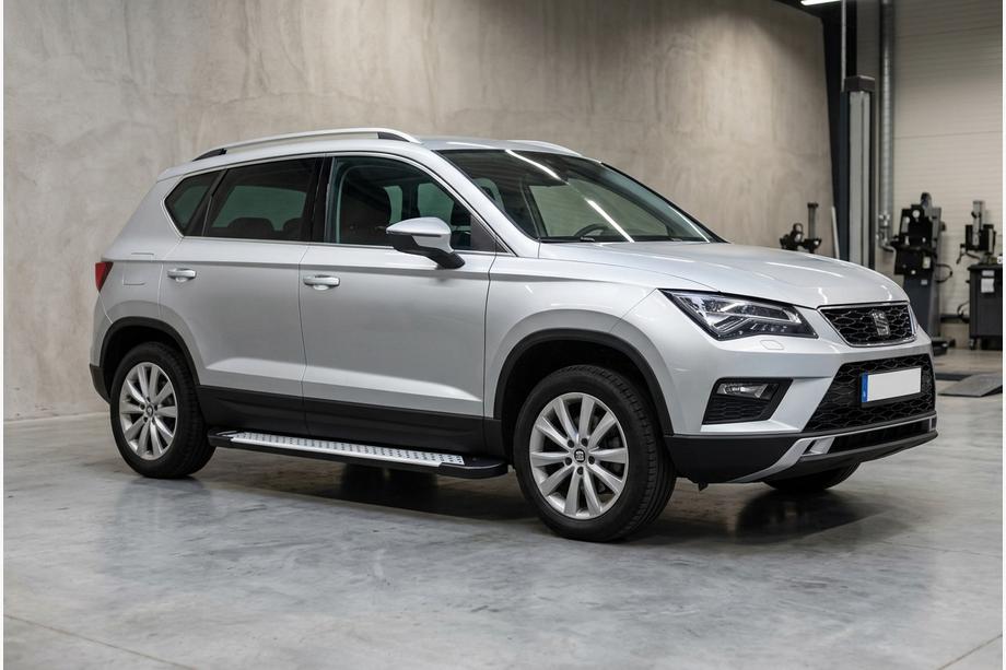 Seat Ateca 2016- Trittbretter Allmond Grey (2 Stk., Aluminium) Image